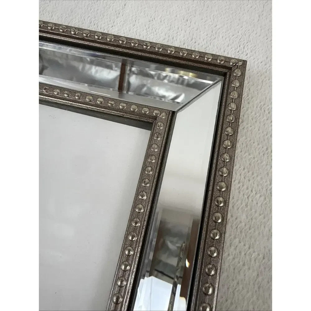 Vintage Mirror Trim Glass Picture Frame 5x7 EUC